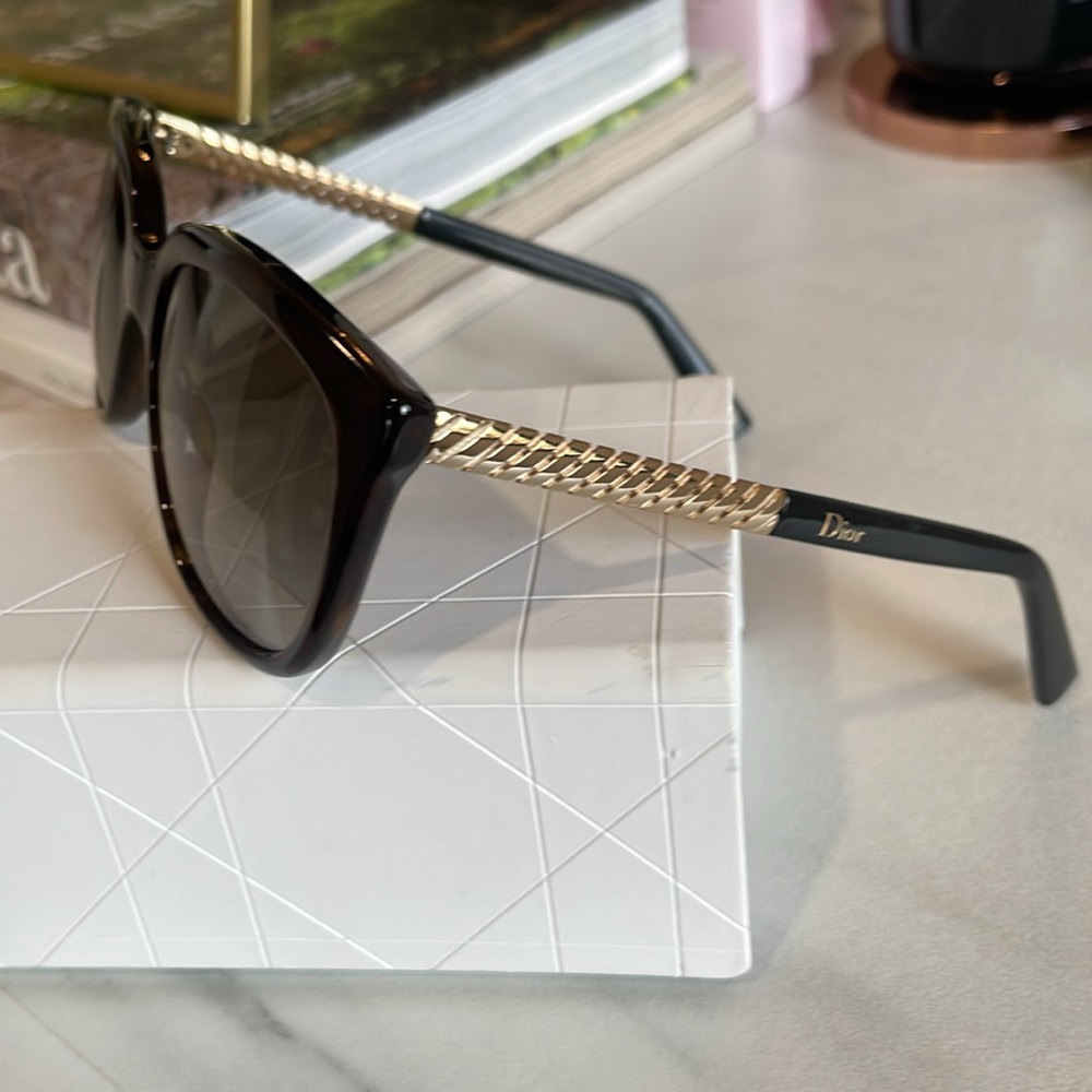 Christian Dior Tortoise Gold Sunglasses Antha